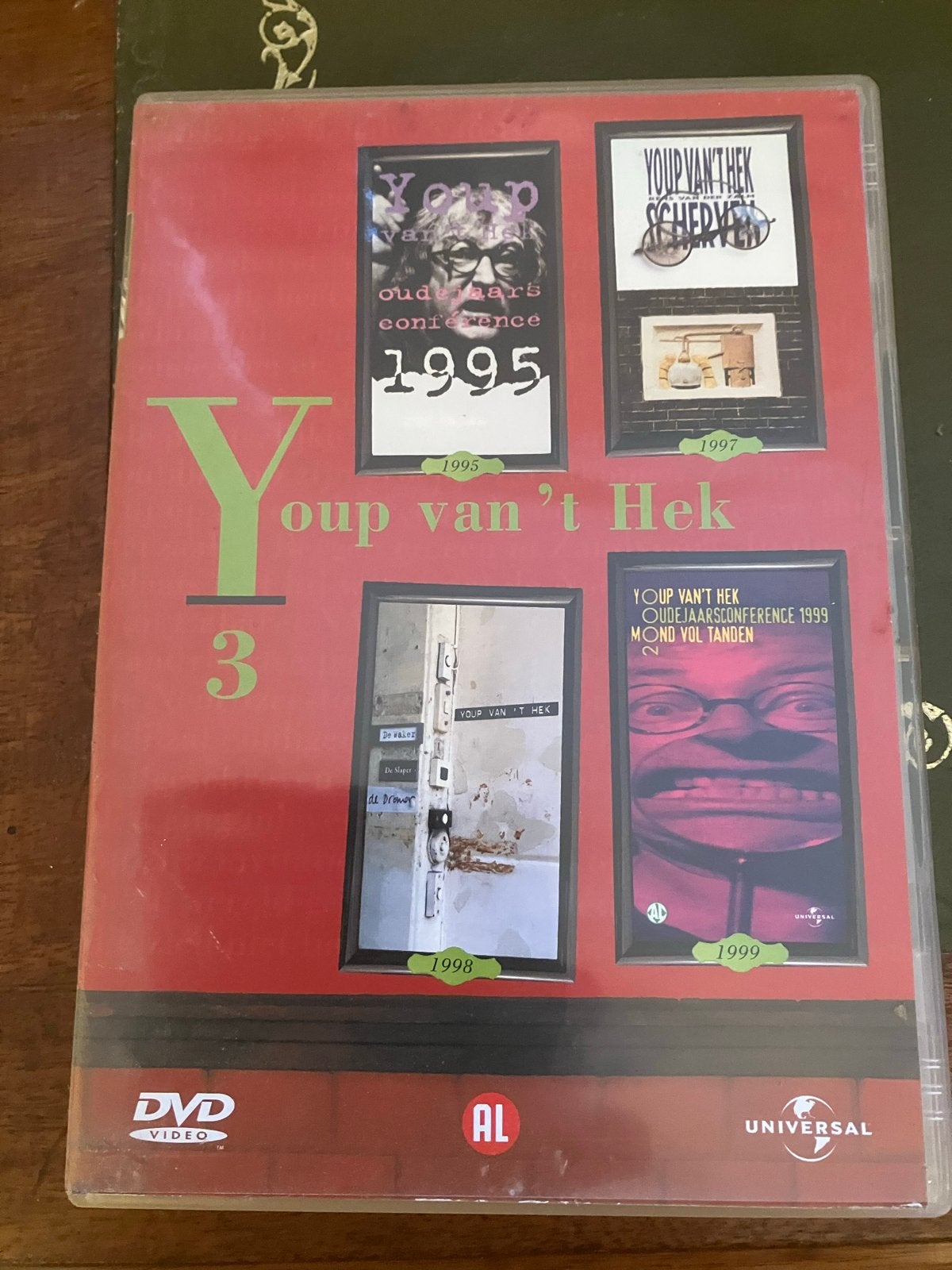 Youp van 't Hek - Oudejaarsconferences 1995, 1997, 1998, 199, Cd's en Dvd's, Alle leeftijden, Zo goed als nieuw, Youp van 't Hek