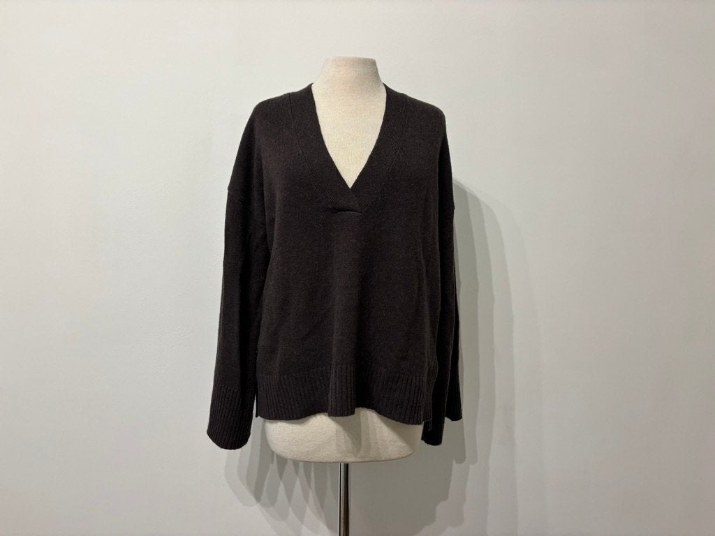Huxi trui My Essential Wardrobe – 95% Wol / 5% Cashmere – L, Bruin, My Essential wardrobe, Maat 42/44 (L), Nieuw