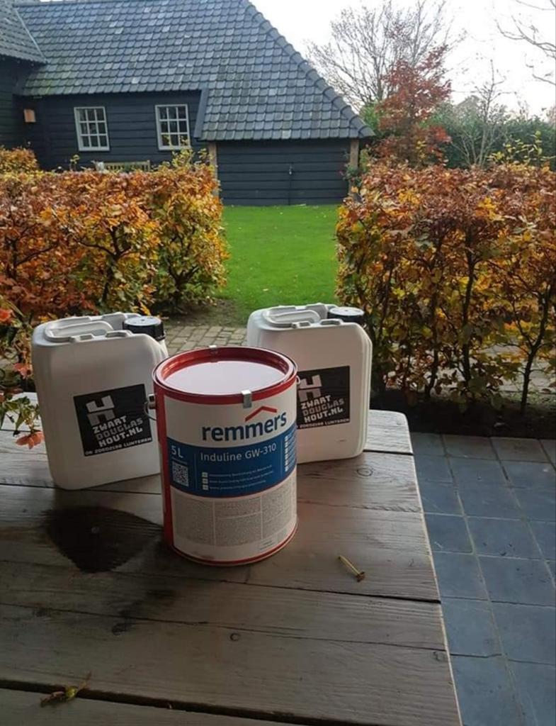Te koop zwarte tuinbeits zwarte verf induline gw 310 remmer, Ophalen, Nieuw