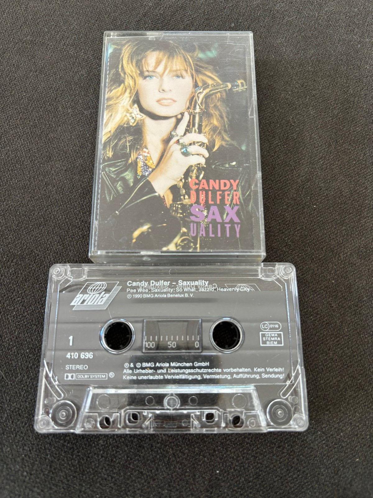Candy Dulfer - Saxuality Cassette (1990), Cd's en Dvd's, Cassettebandjes, Ophalen of Verzenden, Jazz en Blues, 1 bandje, Origineel