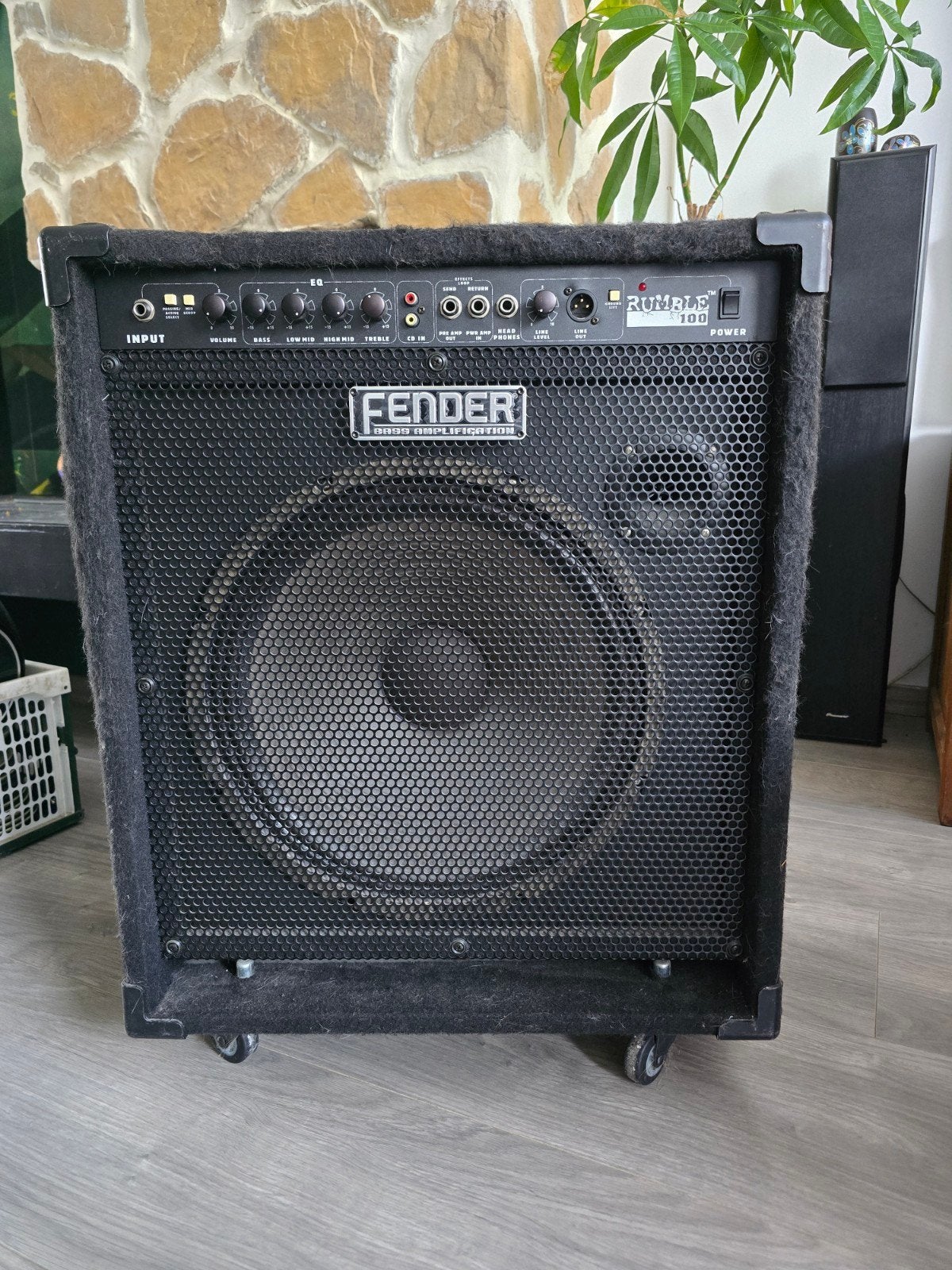 Fender Rumble 100 Basgitaarversterker, Ophalen, Gebruikt, Basgitaar, 100 watt of meer