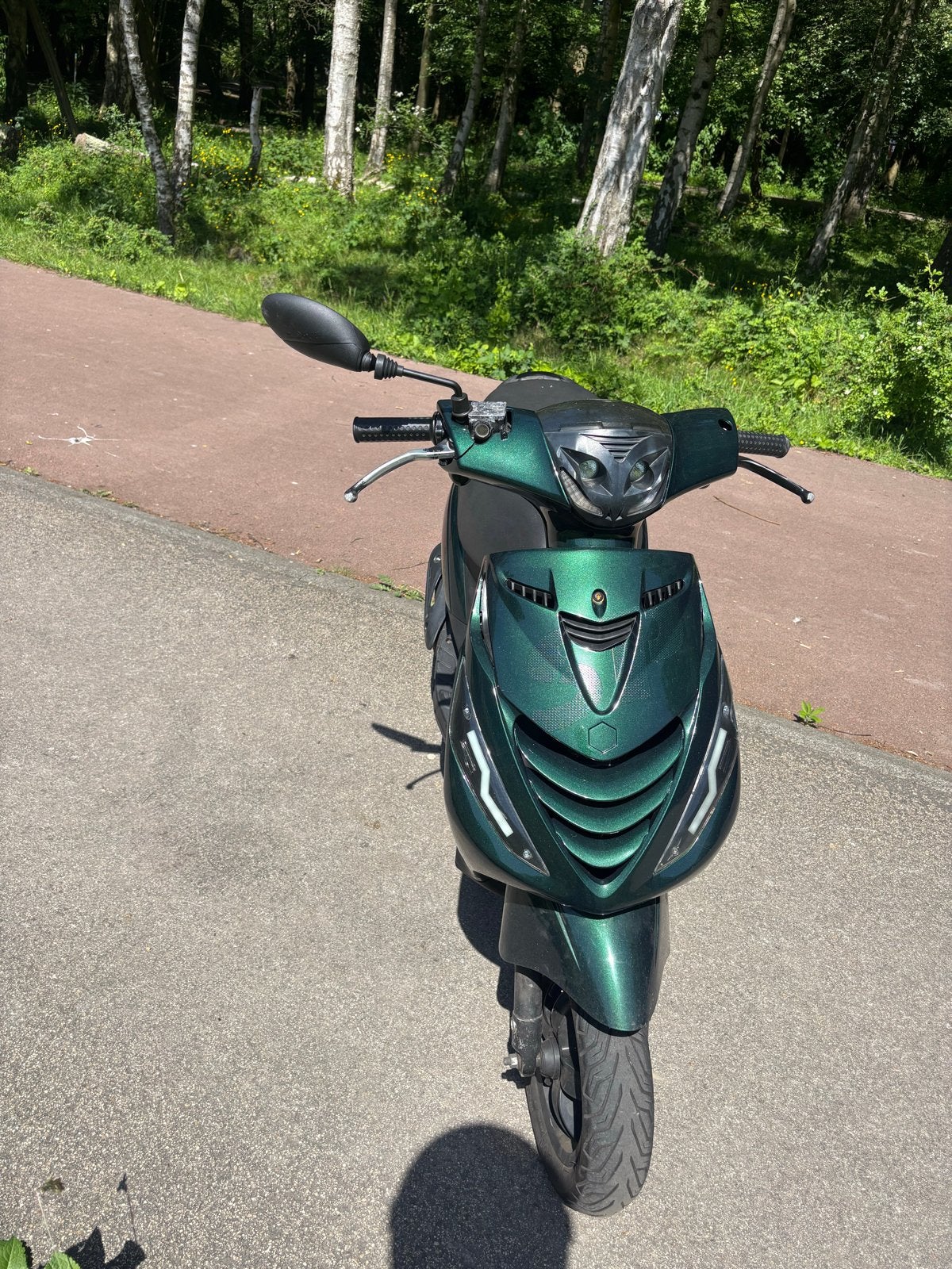 Piaggio Zip 80cc Jaguar Groen - Unieke Scooter!, Ophalen, Gebruikt, Maximaal 45 km/u, Zip
