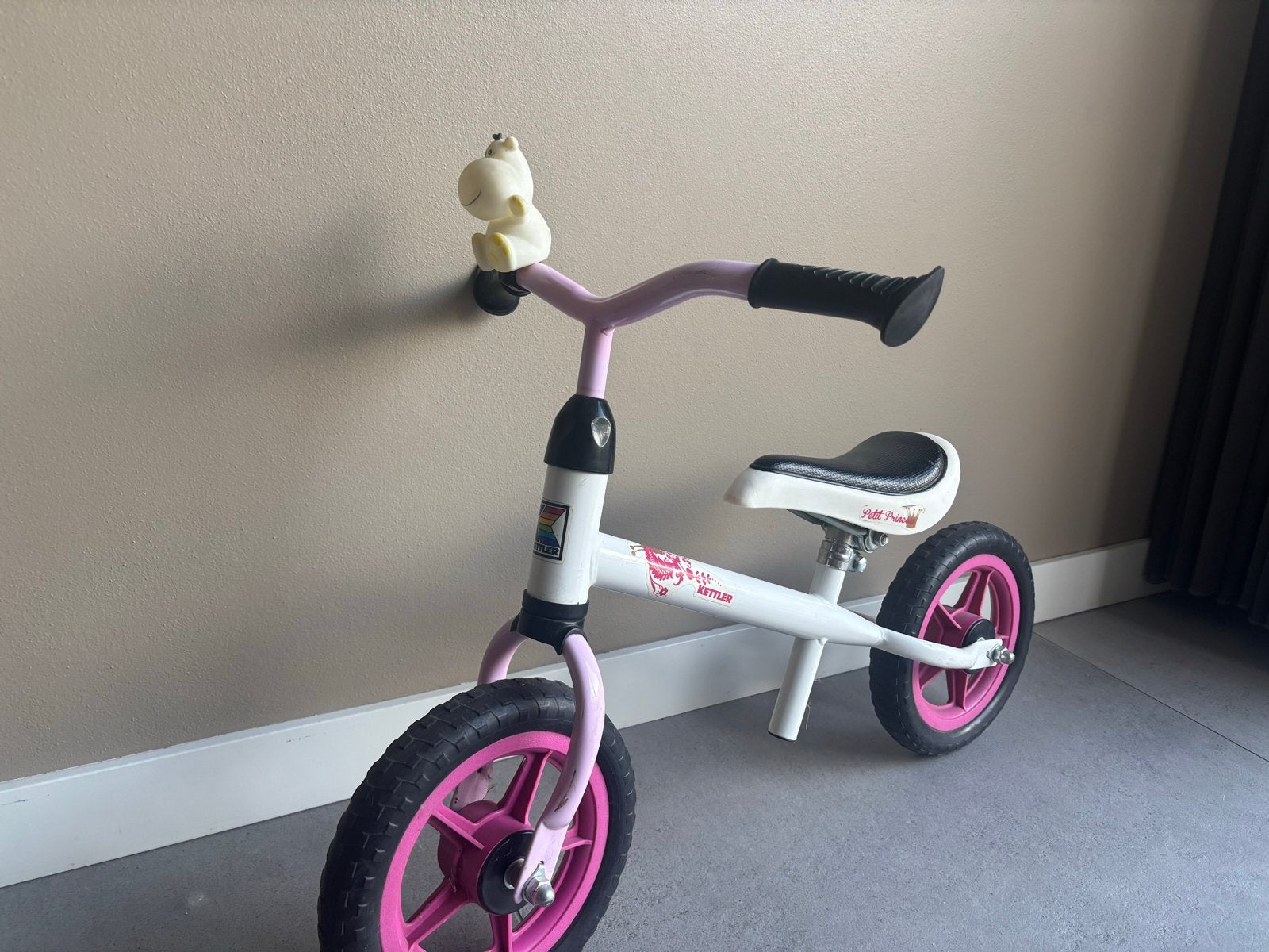 Kettler loopfiets 'Petit Princess' - wit/roze, Fietsen en Brommers, Fietsen | Kinderfietsjes, Ophalen, Gebruikt, 16 tot 20 inch