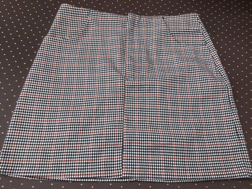 Ruiten rokje S Pull&Bear, Ophalen of Verzenden, Zo goed als nieuw, Zwart, Boven de knie