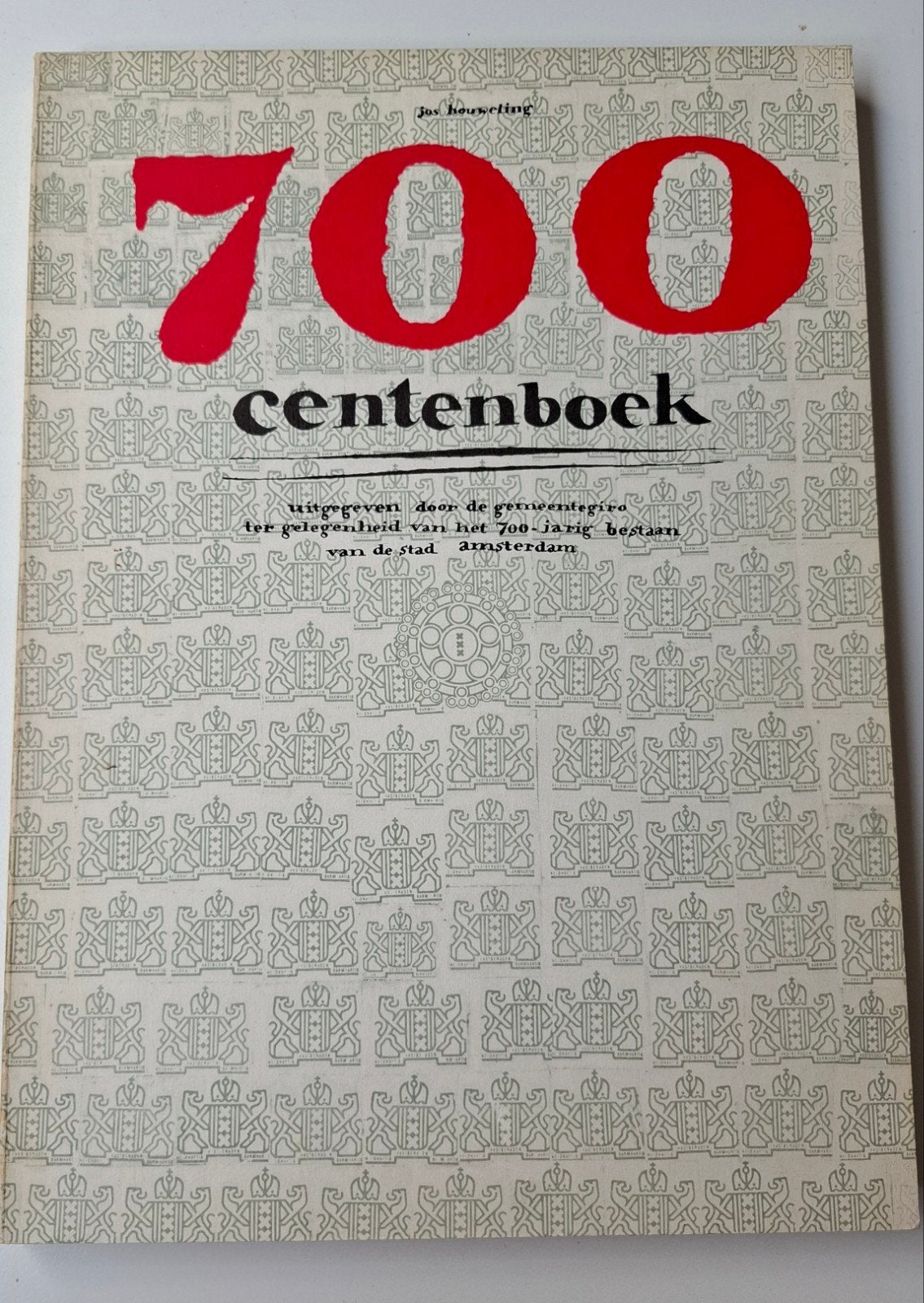 700 Centenboek - Amsterdam 700 jaar - Jas Hupkes, Ophalen of Verzenden, Gelezen, Fotografie algemeen, Jas Hupkes