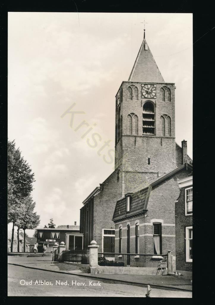 Oud-Alblas - Ned. Herv. Kerk [003-6465, Verzenden, 1960 tot 1980, Ongelopen, Zuid-Holland