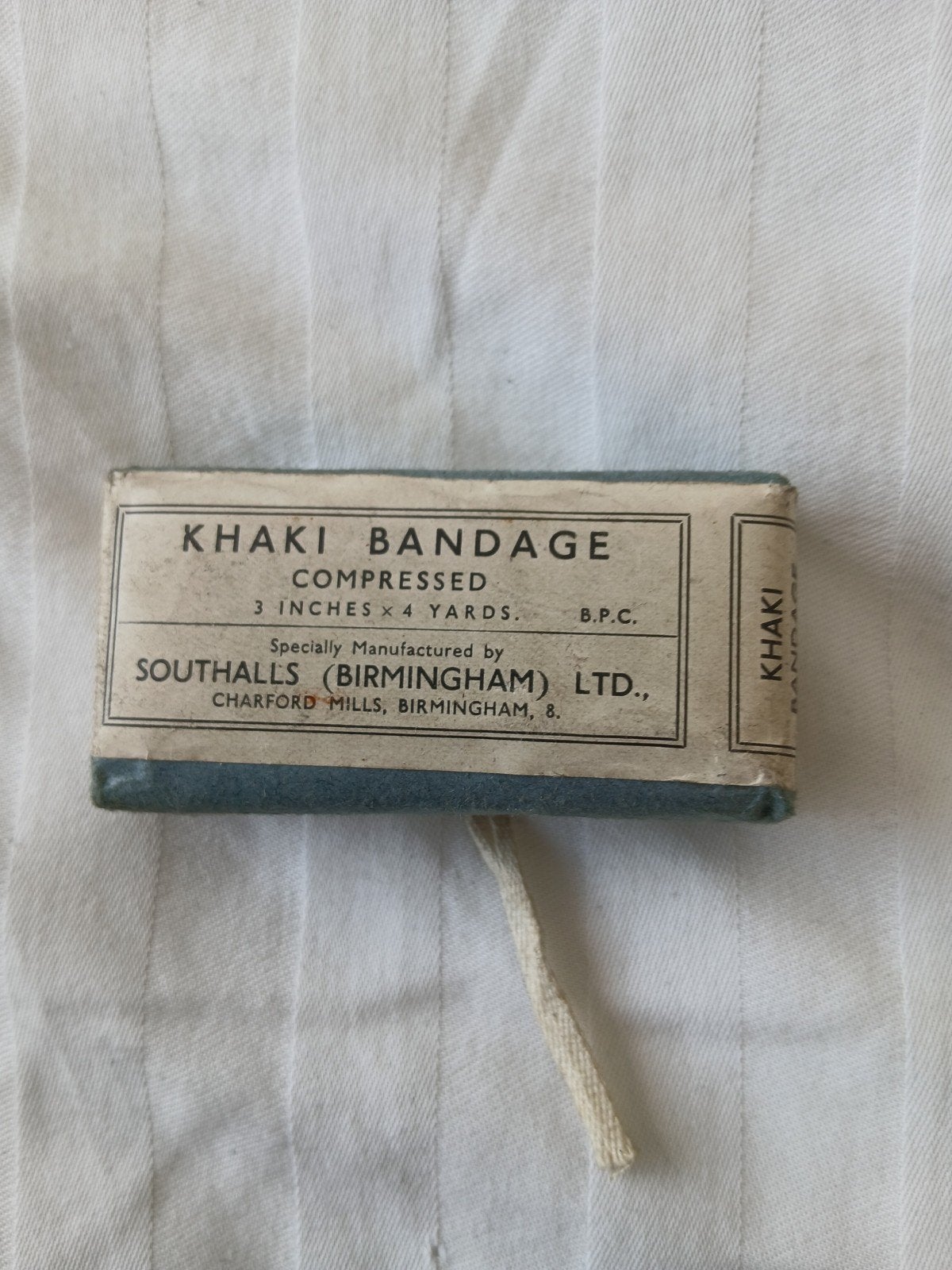 Vintage Khaki Bandage - Southalls (Birmingham) Ltd., Ophalen of Verzenden