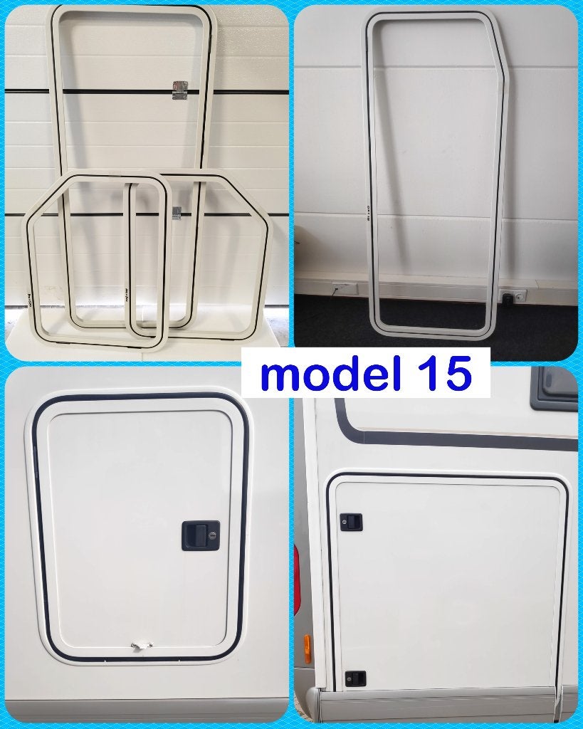 Aluminium Camperdeuren of garageluiken compleet, Caravans en Kamperen, Ophalen, Nieuw