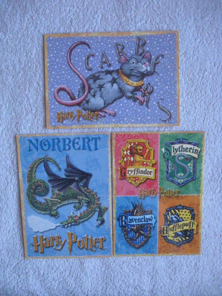 Harry Potter ansichtkaarten, stickers, ?, schooletui, etui +, Ophalen of Verzenden, Overige typen