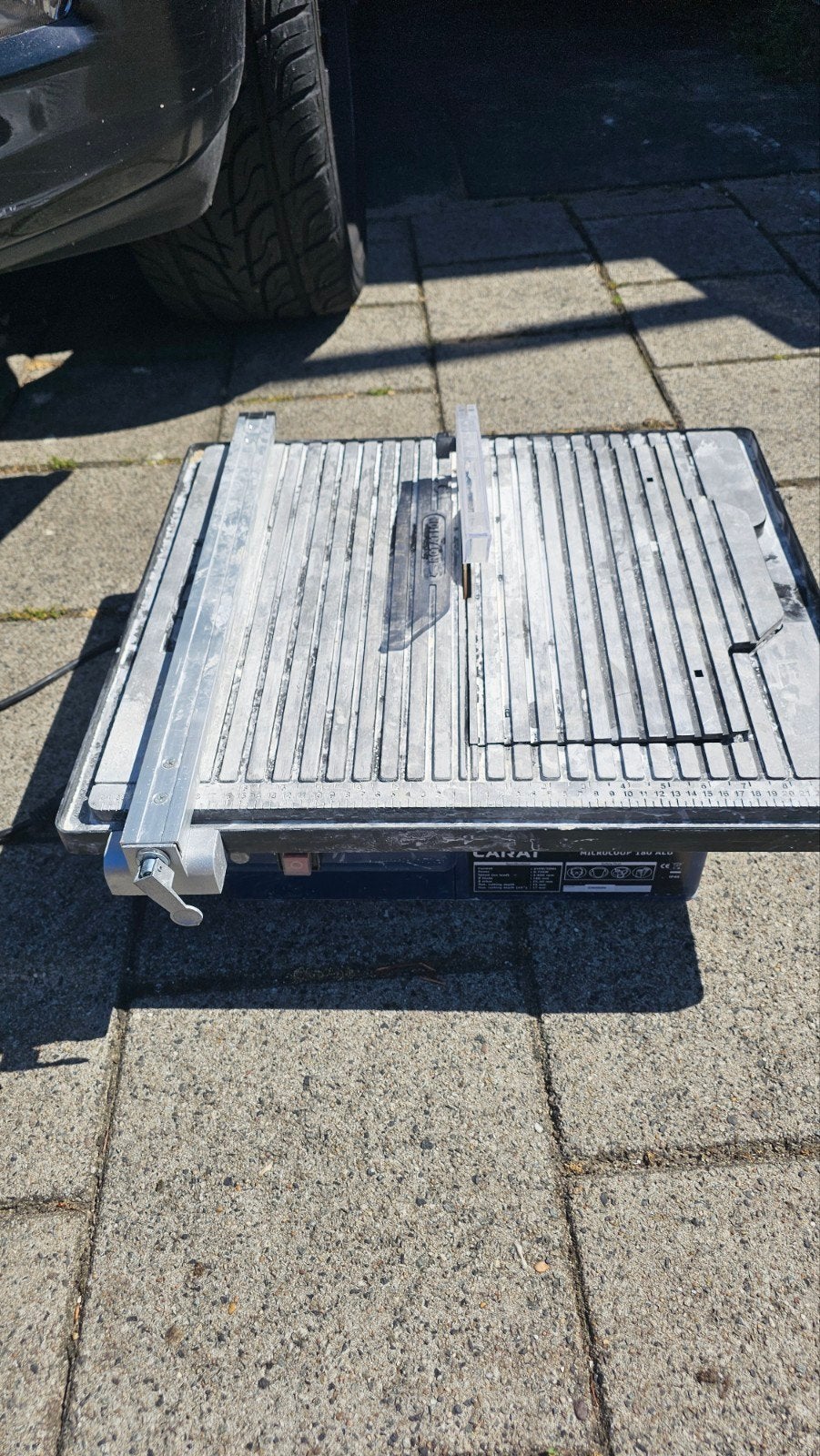Carat Microcoup 180 Alu Tegelzaag op water, Ophalen, Overige typen, Nieuw, 600 tot 1200 watt