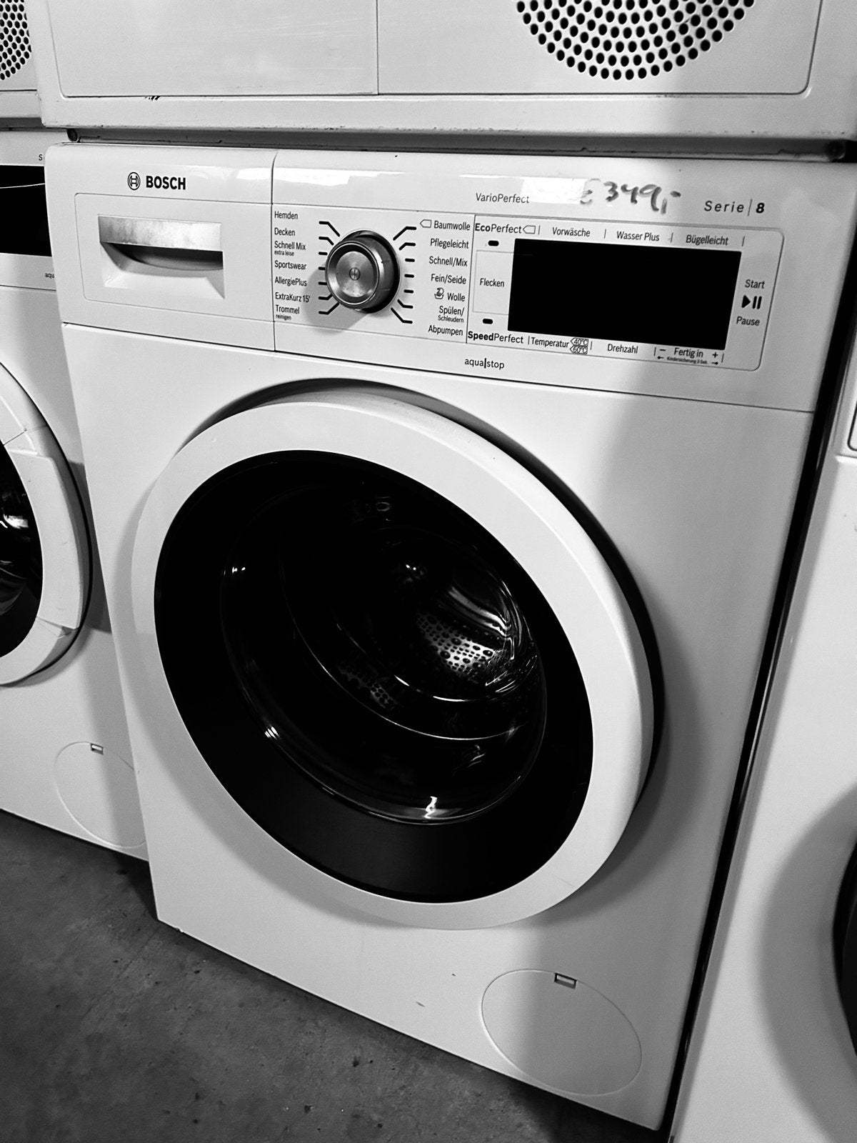 Bosch Serie 8 VarioPerfect Wasmachine - Zo goed als nieuw, Witgoed en Apparatuur, Wasmachines, Refurbished, Voorlader, 8 tot 10 kg