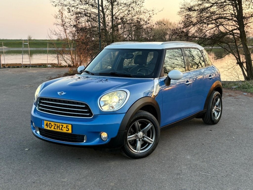 MINI Countryman 1.6 Cooper Chili NW APK LEDER STOELVERW ORG, Auto's, Mini, Voorwielaandrijving, Euro 5, Zwart, Leder