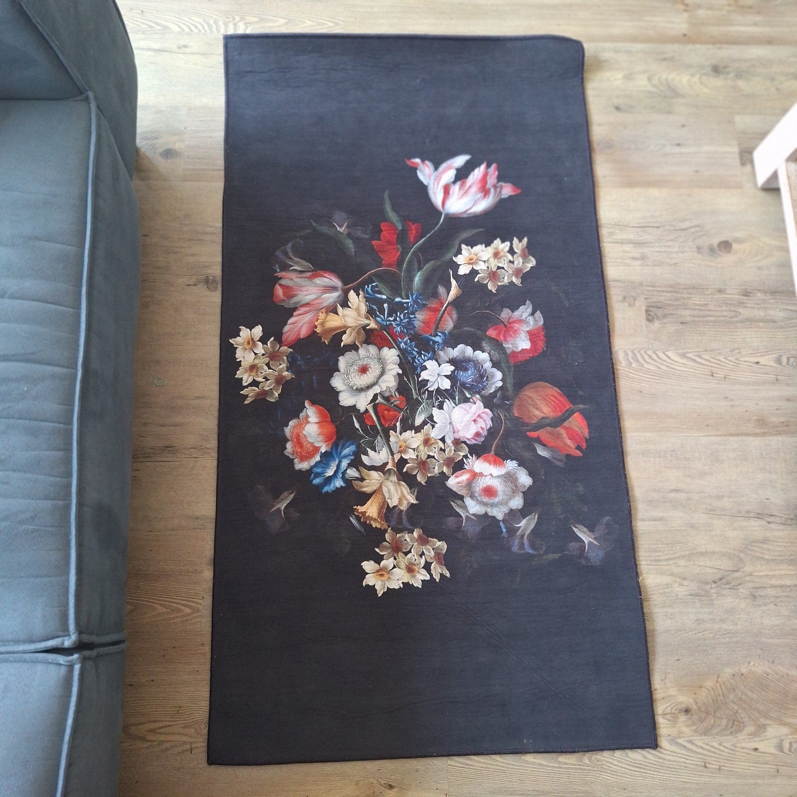Vloerkleed Fraai Home & Living 150x80cm, Ophalen, Bloemenprint, Klassiek, 50 tot 100 cm, Zo goed als nieuw
