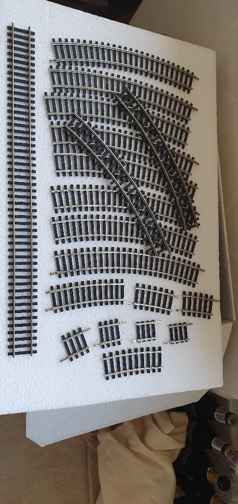 Lot Roco rails HO, Gelijkstroom, Rails, Ophalen of Verzenden, Zo goed als nieuw