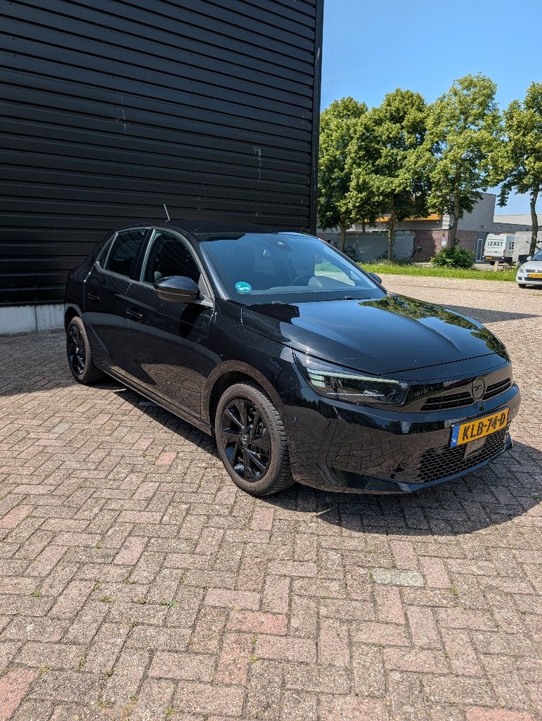 Opel Corsa 1.2 Turbo Black Edition 2024 | Volle Opties, Voorwielaandrijving, Stof, 100 pk, Zwart