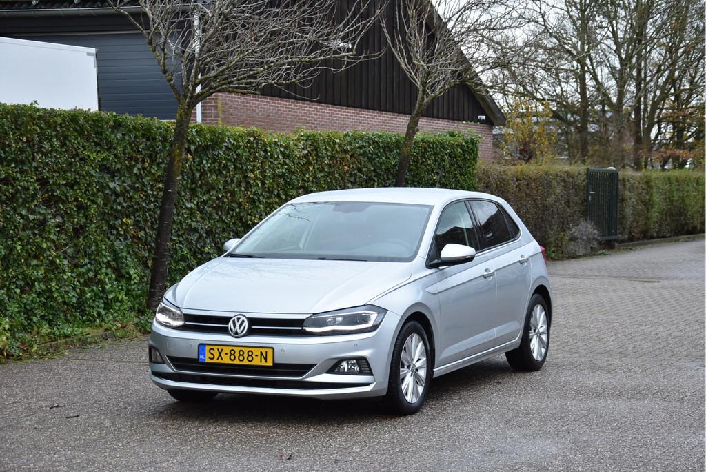 Volkswagen Polo 1.0 TSI Highline Topstaat! NAP virtueel LED, Stof, 1045 kg, Met garantie (alle), Origineel Nederlands
