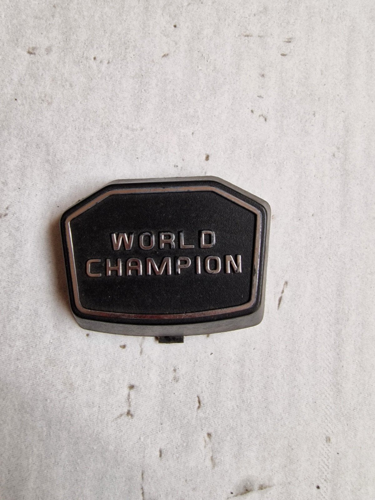 Kreidler Afdekplaatje World Champion, originele. Zeer mooi!, Ophalen, Gebruikt
