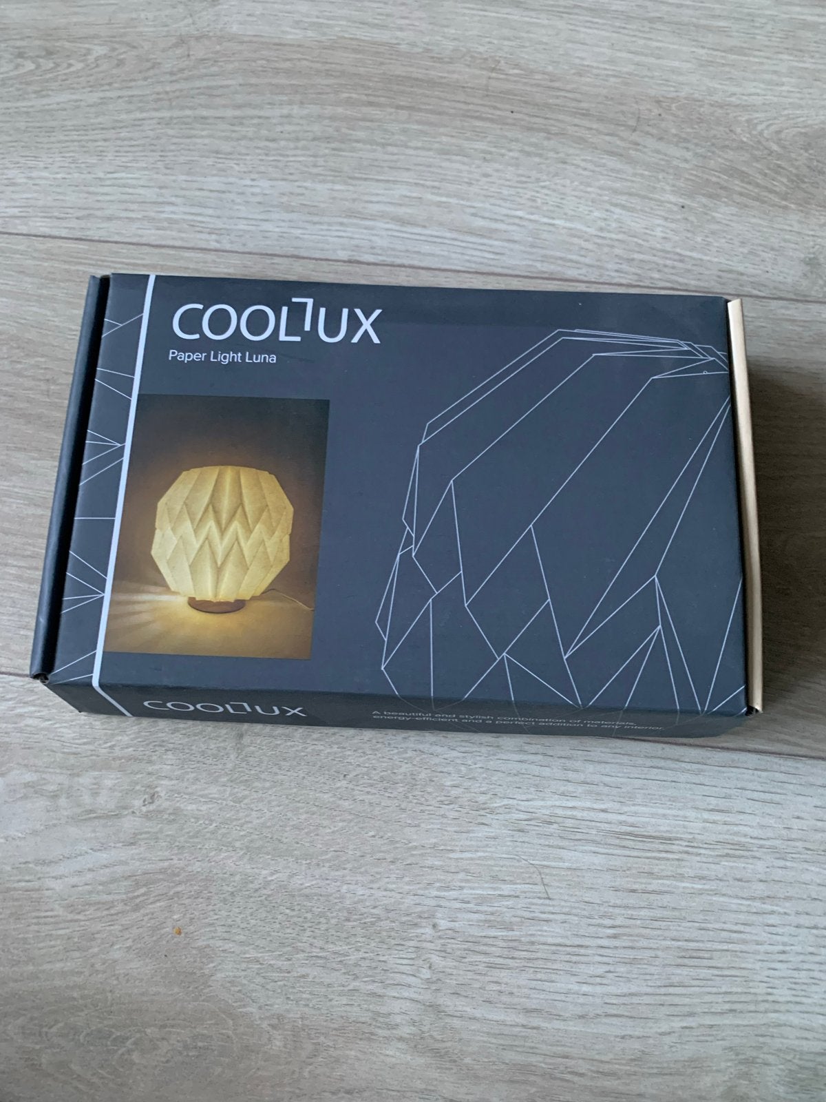 Coollux Paper Light Luna - Nieuwe Tafellamp, Overige materialen, Overige merken, Nieuw, Wit