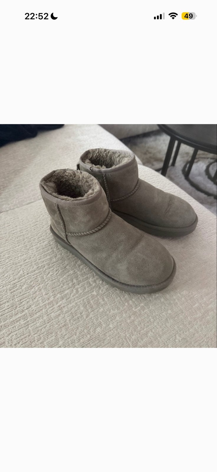Uggs Classic Mini II Grijs - Maat 37, Kleding | Dames, Schoenen, Ophalen of Verzenden, Zo goed als nieuw, Grijs