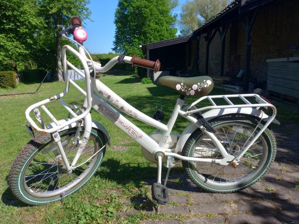 Volare meisjesfiets 18 inch, Ophalen, Terugtraprem, Gebruikt, Volare