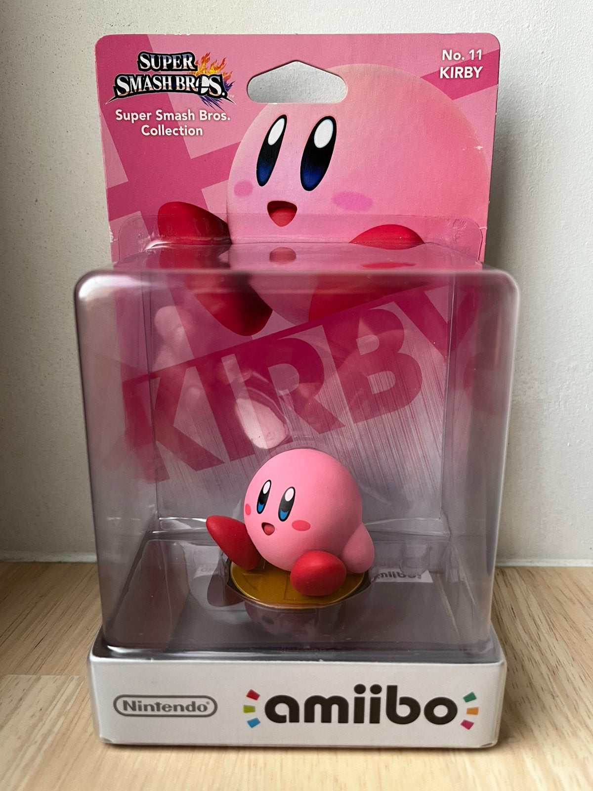 Amiibo Kirby N.11 (Super Smash Bros) - 1st print!, Ophalen of Verzenden, Nieuw