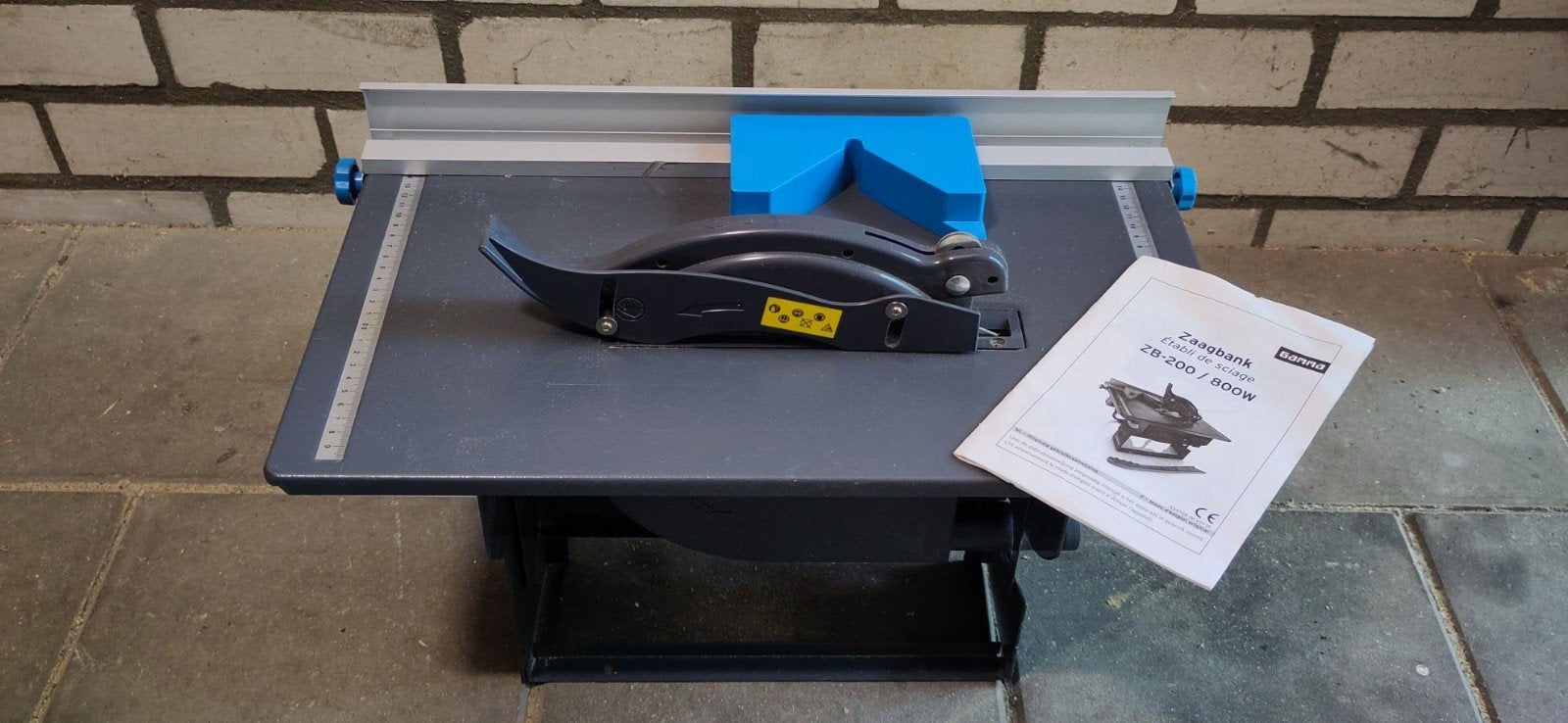 Kleine zaagtafel (Gamma ZB-200 / 800W), Ophalen, Gebruikt, Cirkelzaag, 600 tot 1200 watt