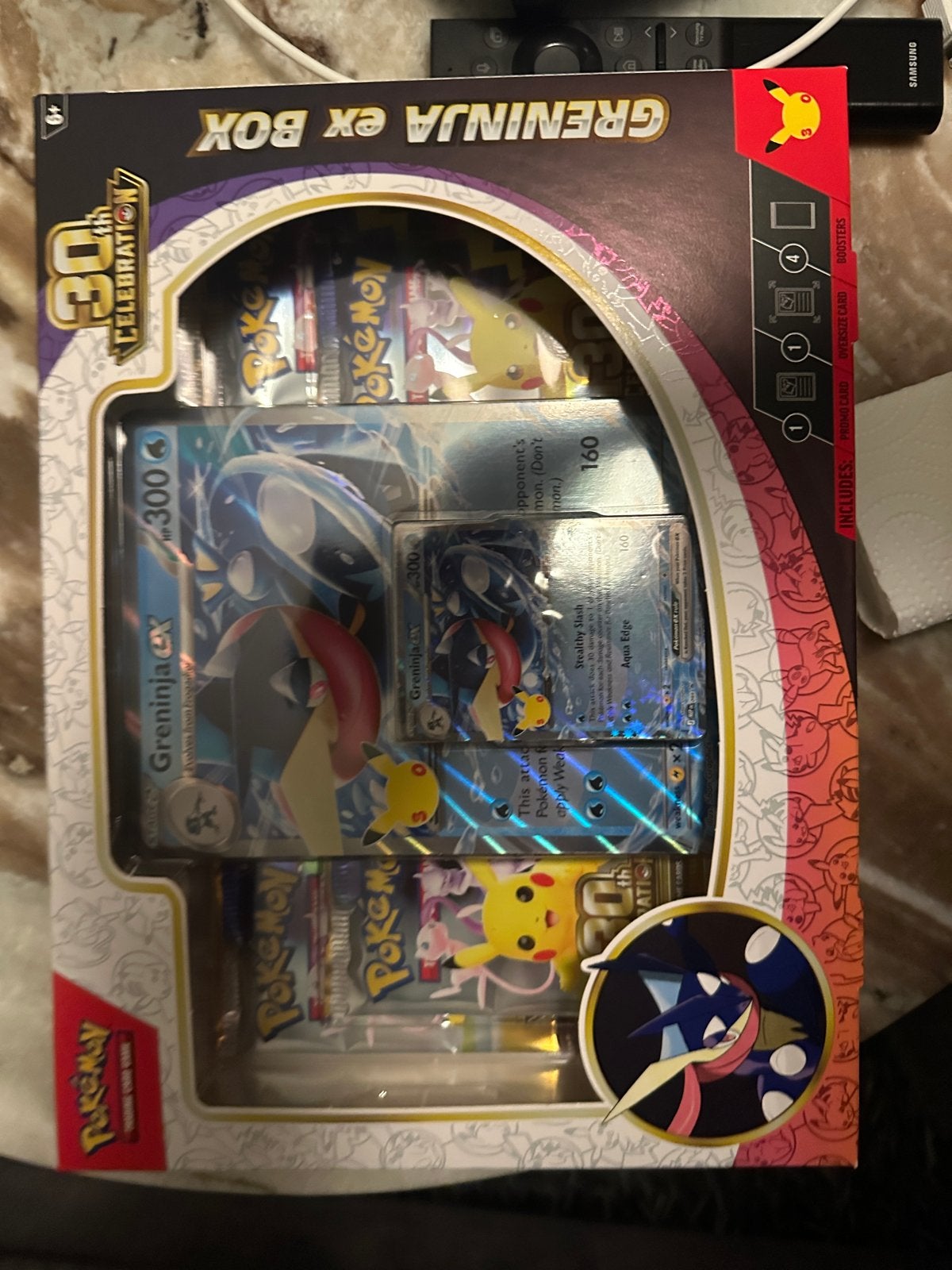 Pokémon Greninja EX Box - 30th Celebration, Ophalen of Verzenden, Nieuw, Boosterbox