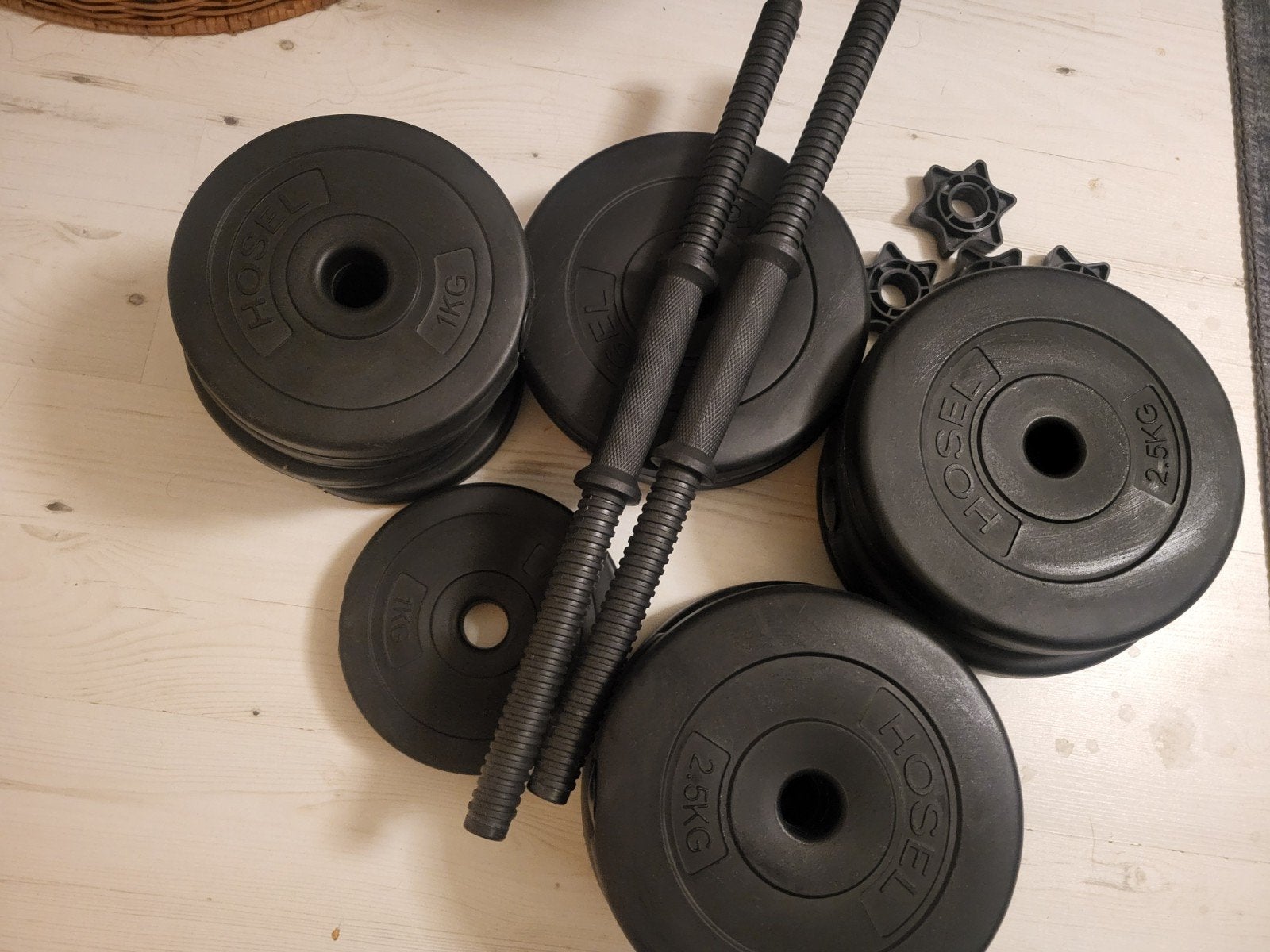 Dumbbell set - nooit gebruikt, Ophalen of Verzenden, Zo goed als nieuw, Benen, Dumbbell