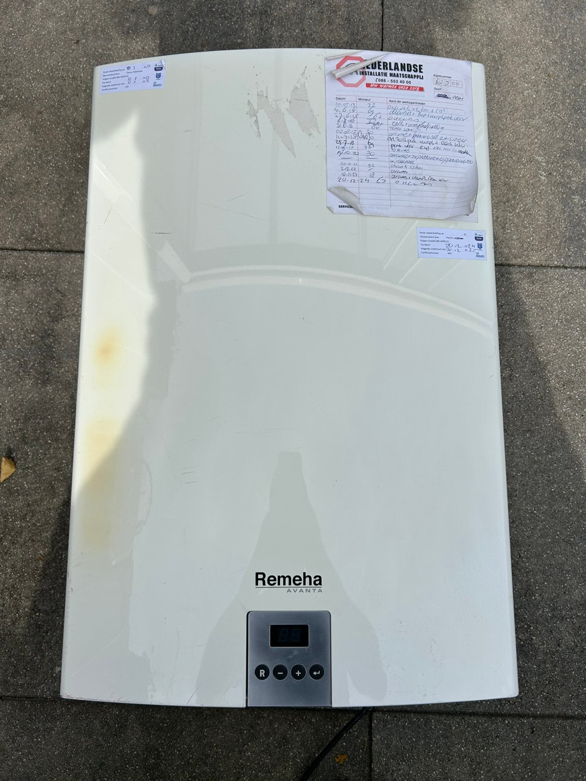 Cv Ketel Remeha Avanta 28c, Doe-het-zelf en Verbouw, Ophalen, Gebruikt, Geiser, Minder dan 20 liter