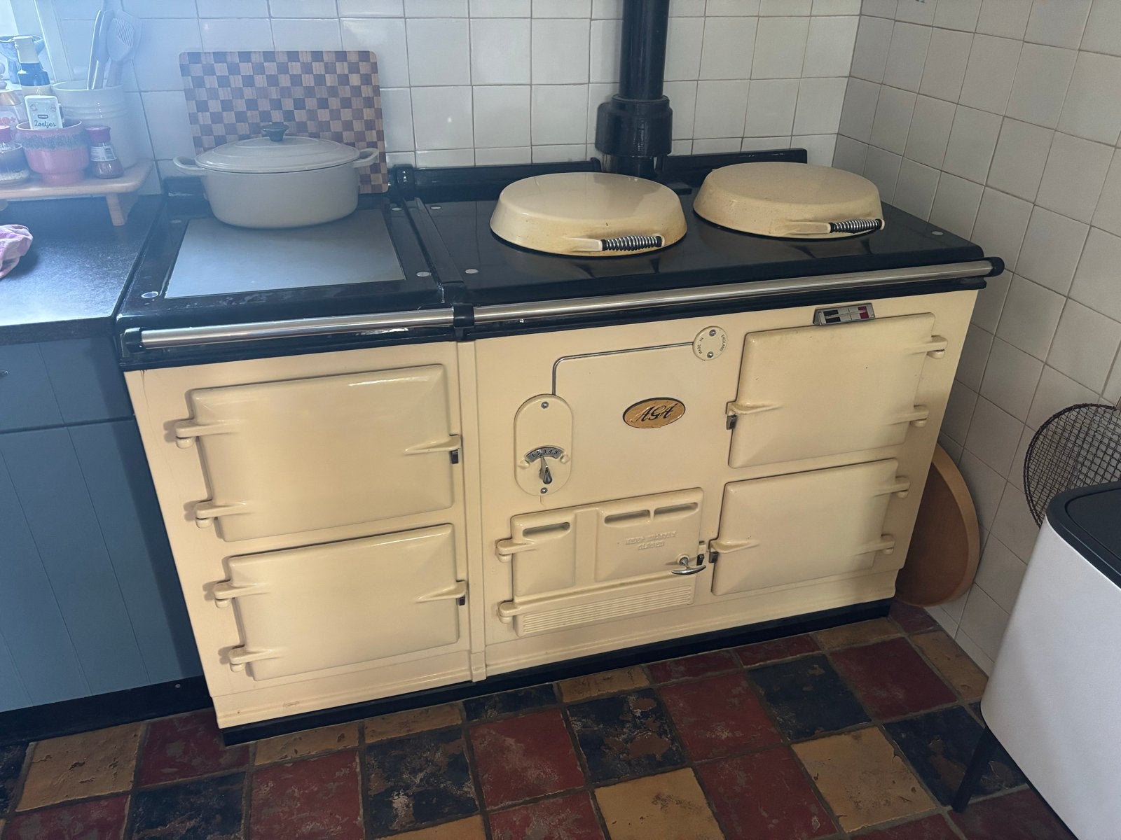 AGA Fornuis - Klassiek en Robuust Gasfornuis, Witgoed en Apparatuur, Ophalen, Gebruikt, 60 cm of meer, 4 kookzones
