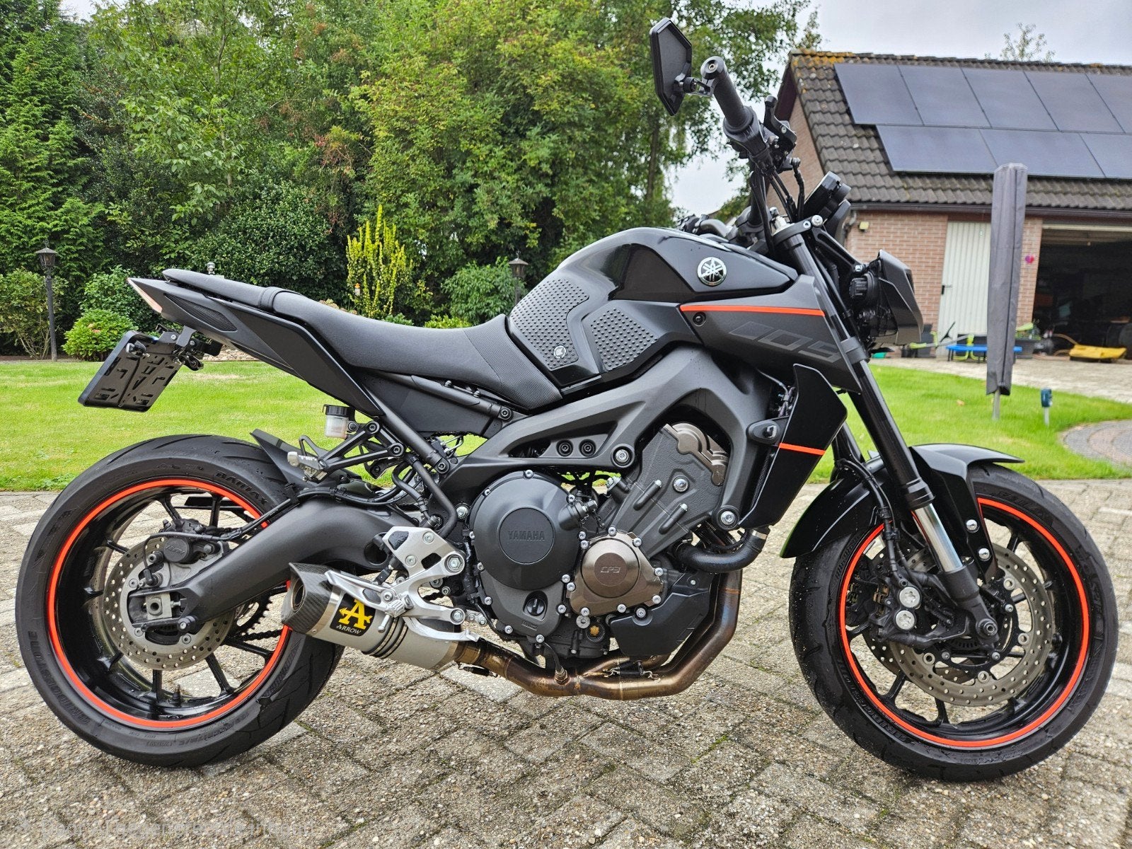 Yamaha MT 09 Black Edition 2017 - Veel accessoires, Motoren, ABS, Motorrijbewijs A, Gebruikt, 3 cilinders