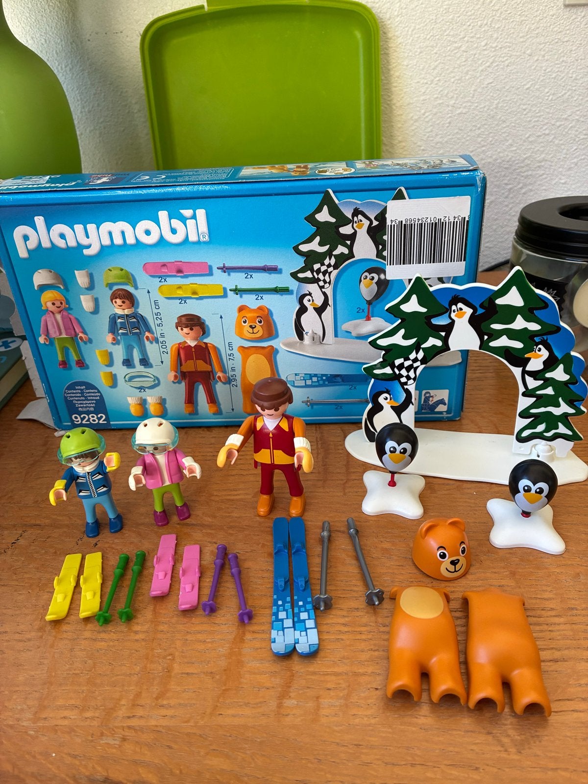 Playmobil Family Fun Ski Set 9282 complete set, Ophalen of Verzenden, Zo goed als nieuw, Jongen of Meisje