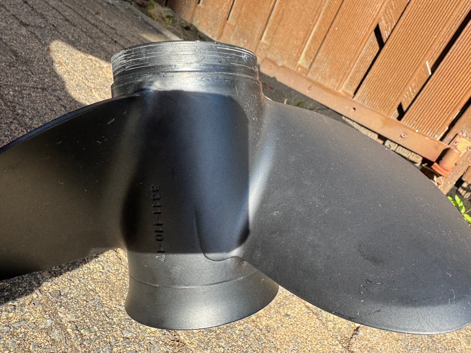 Solas Propeller voor Honda 60pk, Ophalen, Zo goed als nieuw