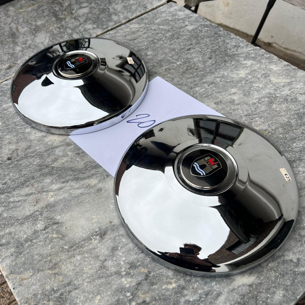VW wieldop 4x 130 set KG Beetle T14 68 - chroom, Ophalen of Verzenden, Gebruikt