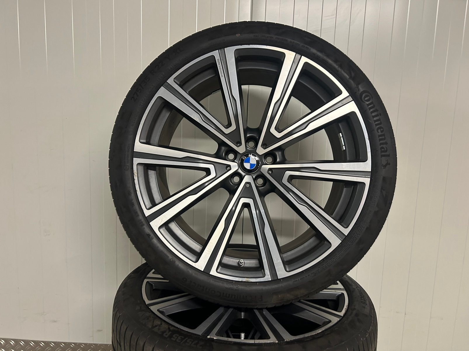 Originele BMW X5 G05 X6 G06 22 inch 746i Continental TPMS, Ophalen, Gebruikt, 285 mm, Banden en Velgen