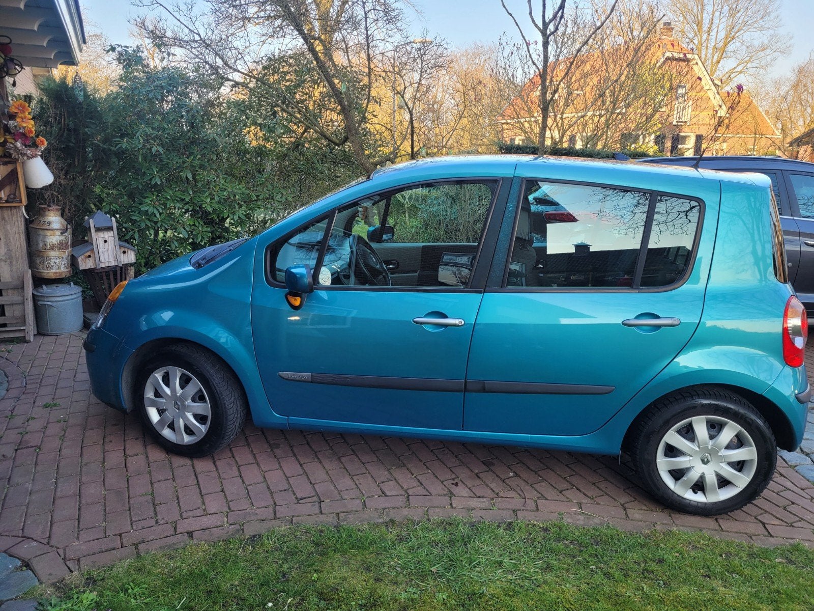 Renault Modus 1.4 16V Autbas E3 2005 Blauw, Auto's, Renault, Voorwielaandrijving, 15 km/l, 4 cilinders, Blauw