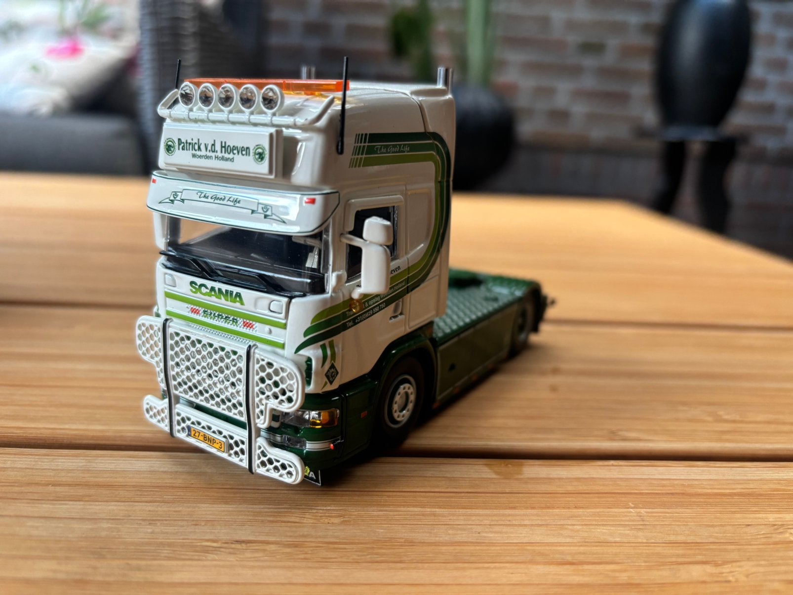 Tekno scania patrick vd hoeven, Ophalen of Verzenden, Zo goed als nieuw, Bus of Vrachtwagen, Tekno