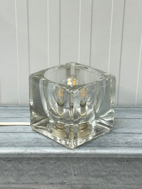 Peill & Putzler TA14 tafellamp Ice Cube vintage jaren 70, Gebruikt, Overige merken, Vintage, .