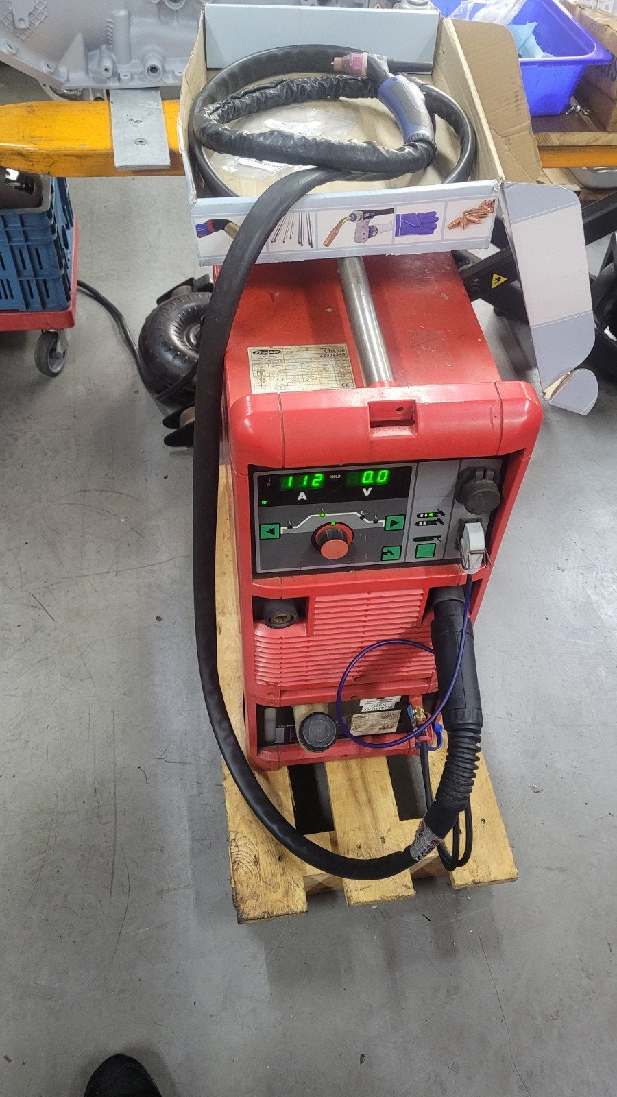 fronius transtig 4000 waterkoeling, Doe-het-zelf en Verbouw, Ophalen, Gebruikt, 250 ampère of meer, Inverter
