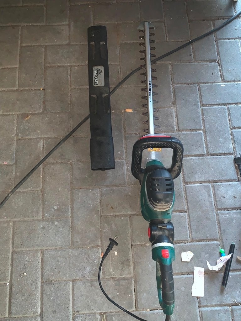 Elektrische heggenschaar, Ophalen of Verzenden, Zo goed als nieuw, Elektrisch, Overige merken