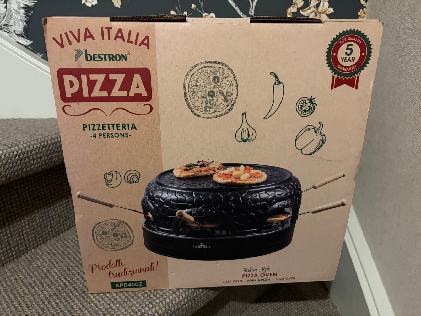 Pizza bakplaat nieuw., Ophalen of Verzenden, Zo goed als nieuw, 4 t/m 7 personen
