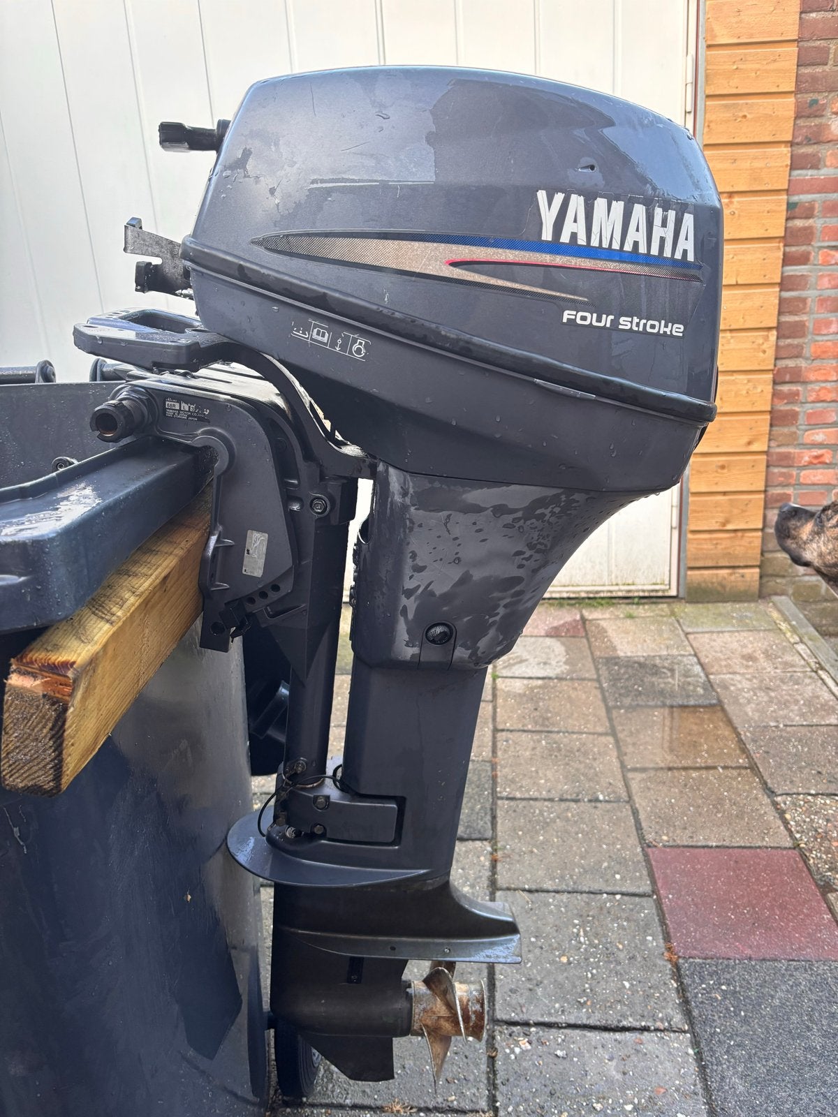 Yamaha 6 PK langstaart Four Stroke Buitenboordmotor, Watersport en Boten, Buiten- en Binnenboordmotoren, Ophalen, Gebruikt, Met afstandsbediening
