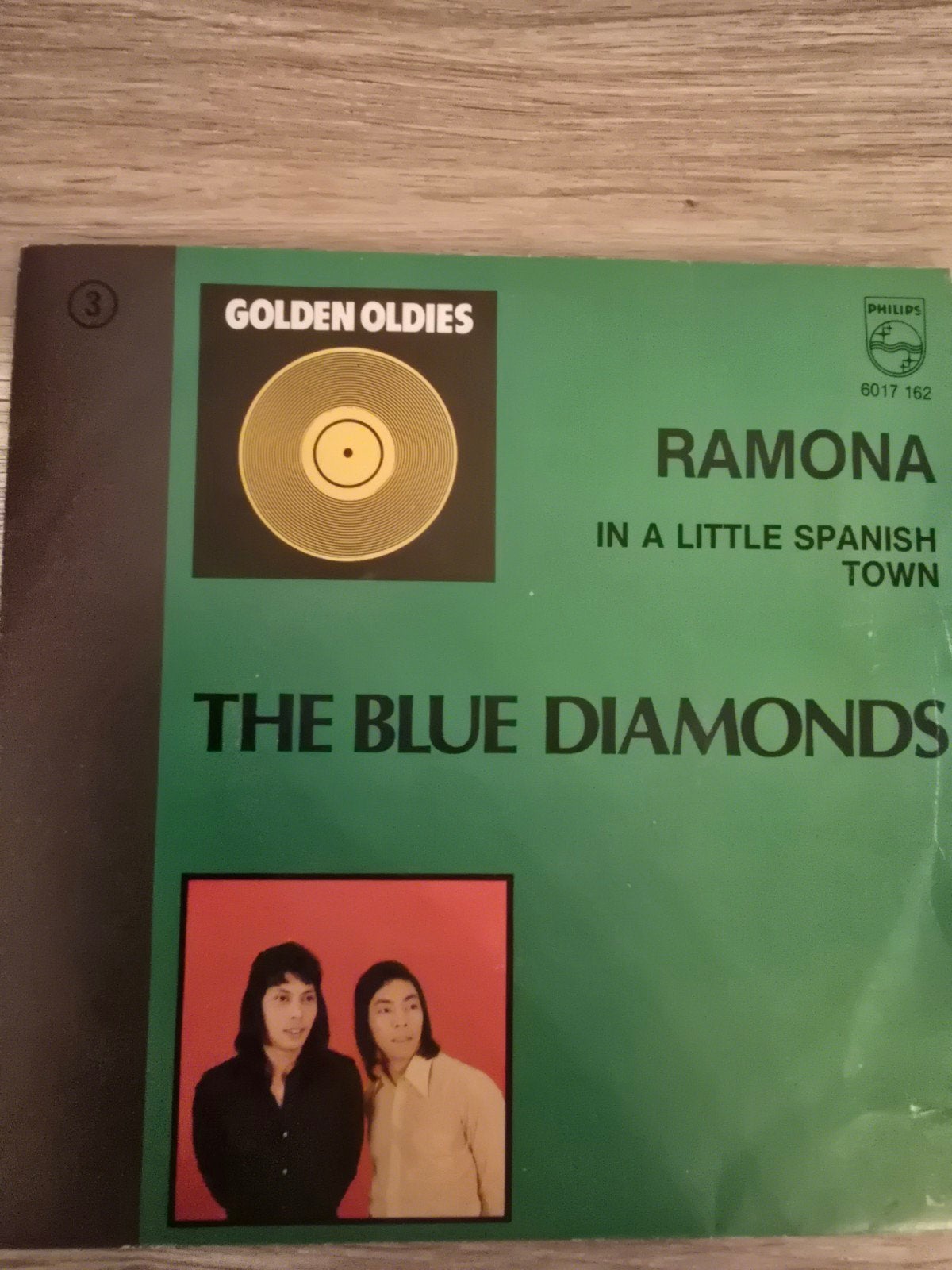 The Blue Diamonds/ Ramona, Ophalen of Verzenden, Gebruikt, 7 inch, Levenslied of Smartlap