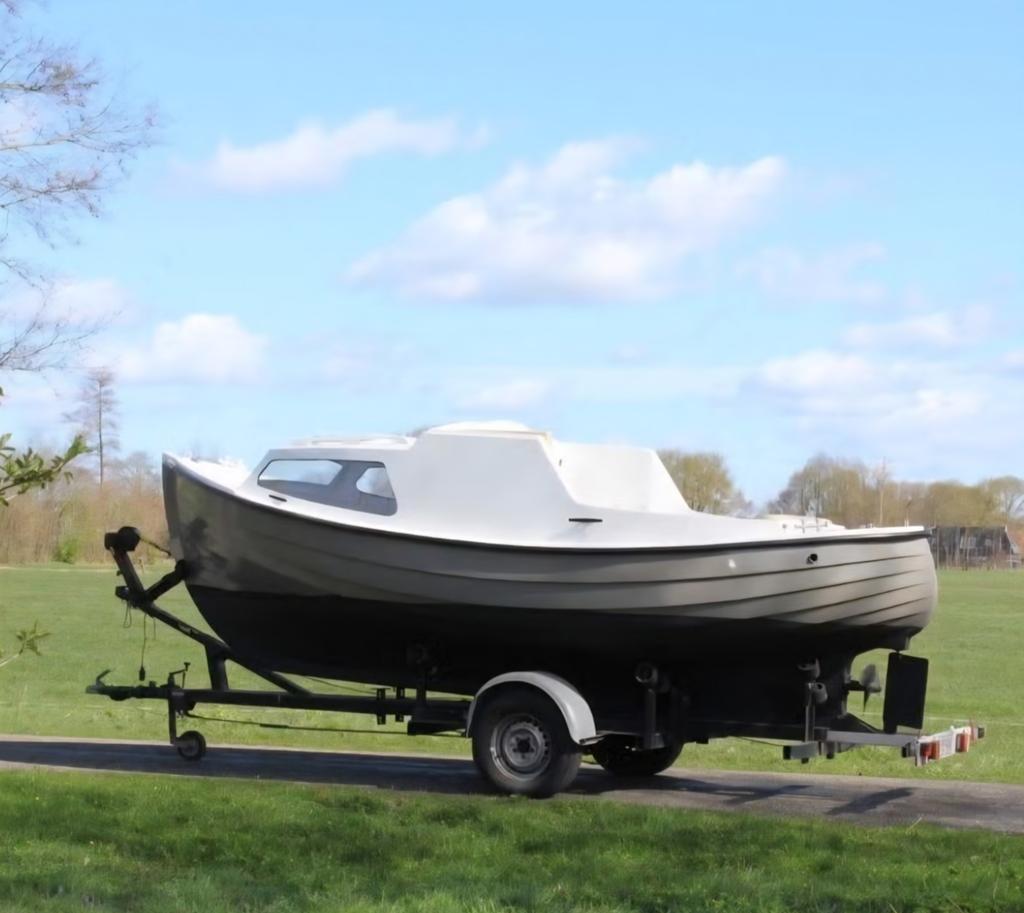 Noorse spitsgatter/sloep, Watersport en Boten, Sloepen, Ophalen, Gebruikt, Binnenboordmotor, Diesel