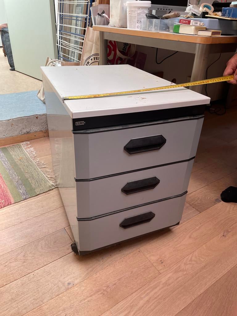 Brink ladeblok met 3 laden - Grijs/Zwart, Ophalen, Gebruikt
