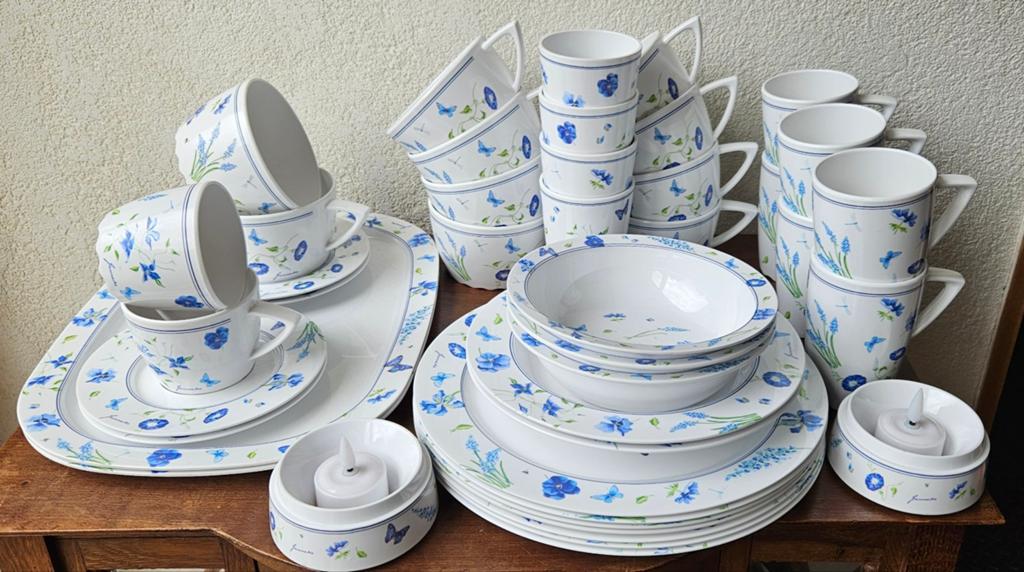 Mepal Janneke Brinkman Salentijn Flowers camping servies, Ophalen of Verzenden