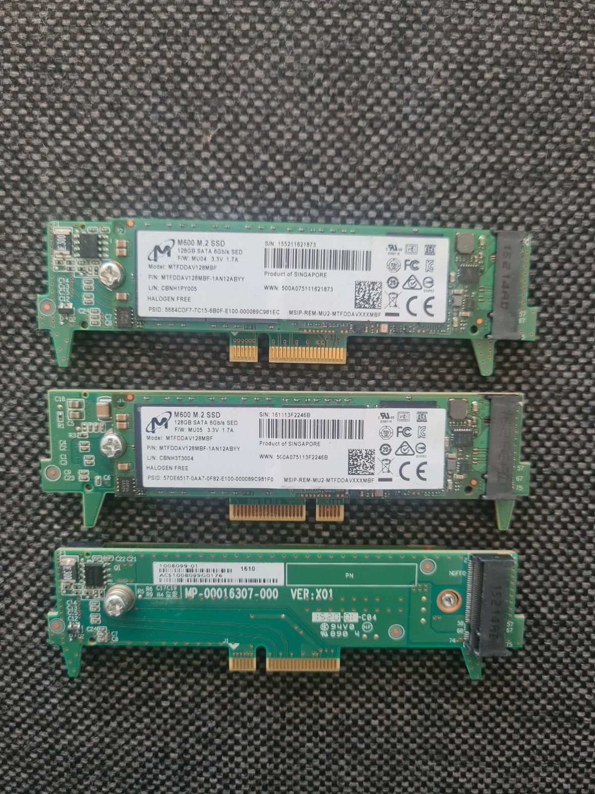 Micron M600 128 GB M.2 SSD - Sata 6Gb/s, Computers en Software, Ophalen of Verzenden, Zo goed als nieuw, Laptop