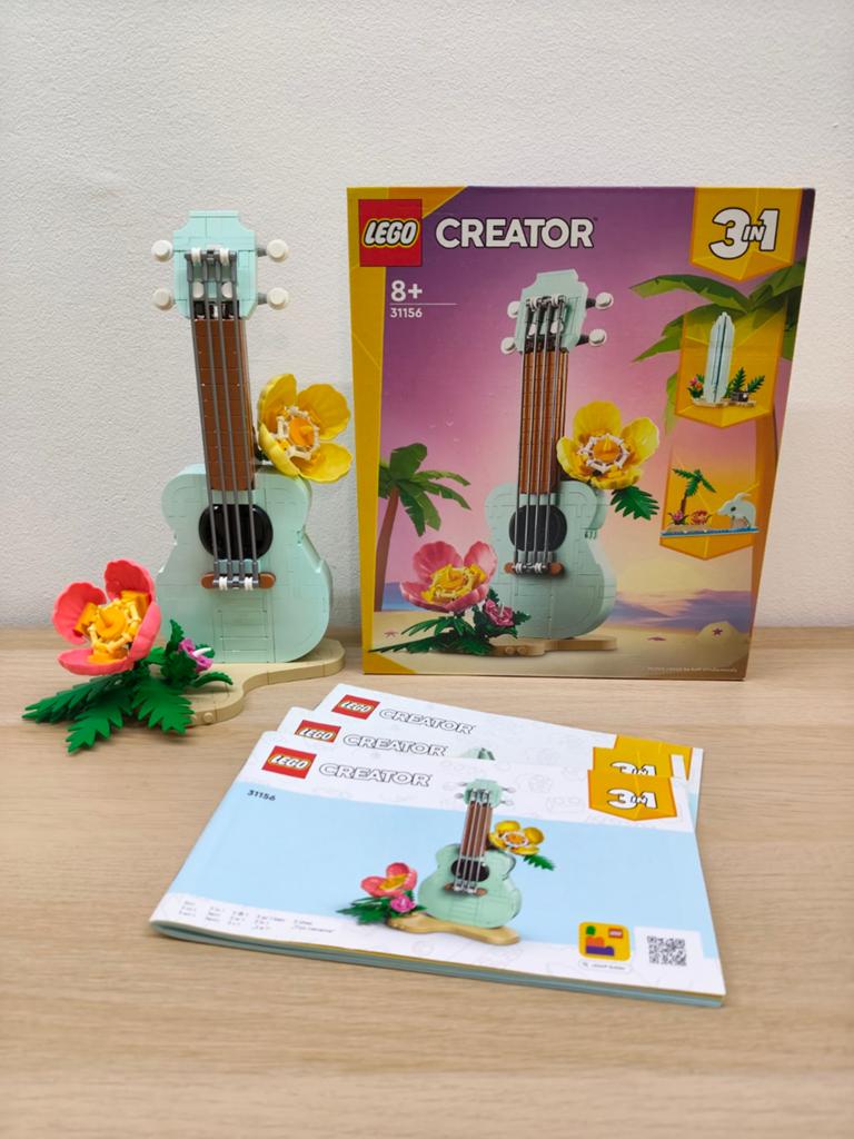 Lego 31156 - Creator 3 in 1 - Tropical Ukelele, Ophalen of Verzenden, Zo goed als nieuw, Lego, Inclusief doos