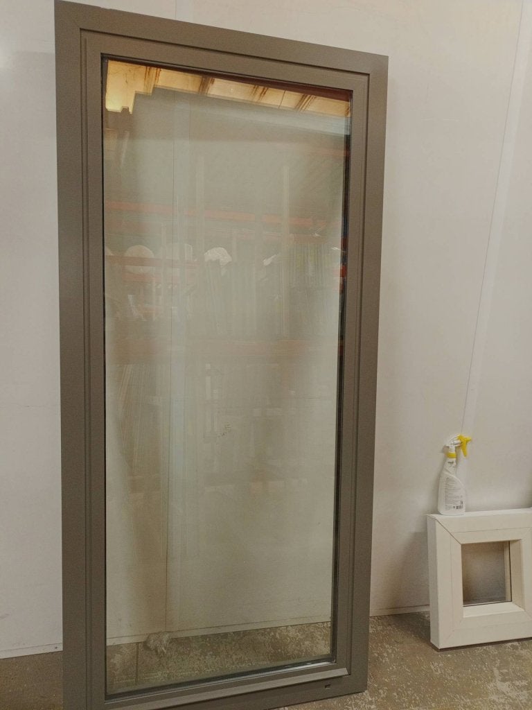 Aluminium Draaikiep kozijn binnendraaiend b101,5 x -2640-, Raamkozijn, Niet ingevuld, Ophalen of Verzenden, 150 tot 225 cm