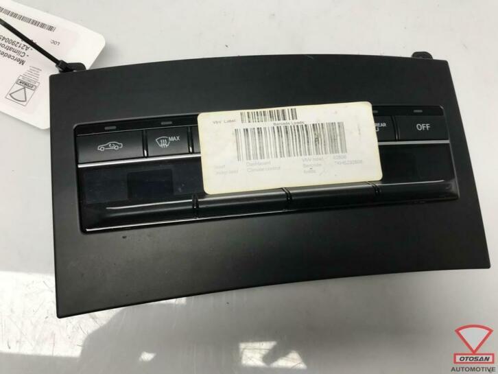 mercedes e klasse w212 climatronic paneel a2129004525, Auto-onderdelen, Dashboard en Schakelaars, Gebruikt, Mercedes-Benz AG, Mercedes-Benz